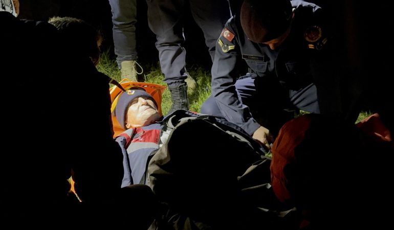 Bolu’da kaybolan yaşlı adam 15 saat sonra bulundu